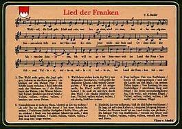 Frankenlied Das Lied der Franken Ein deutsches Lied